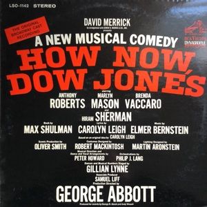Elmer Bernstein Carolyn Leigh How Now Dow Jones Broadway Musical Vinyl Lp '68